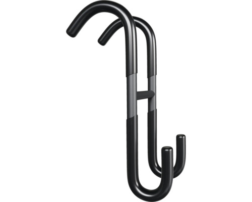 Agățătoare de ușă din metal cu două cârlige