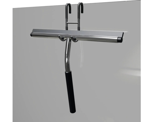 Racletă de duș cu dispozitiv de agățat pentru cabina de duș