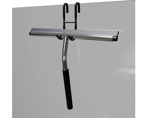 Racletă de duș cu dispozitiv de suspendare pentru cabine de duș