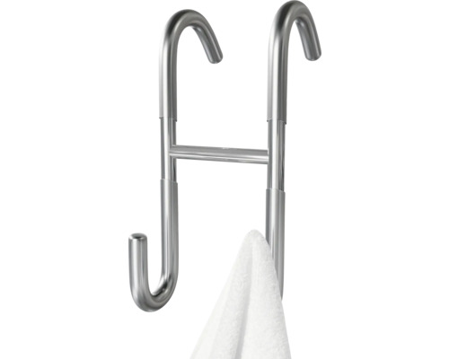 Bară metalică cu cârlig de ușă cu prosop