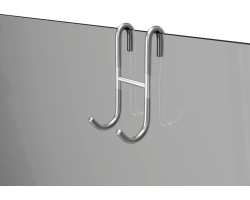 Agățător de cabină de duș din oțel inoxidabil pentru fixarea pe o cabină de duș