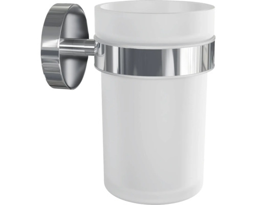 Suport de perete pentru pahar de periuțe de dinți cu sticlă