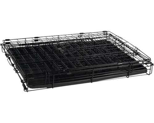 Cușcă de transport pliabilă pentru câini din metal