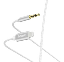 Cablu audio cu logo Hama cu mufă jack și conexiune Lightning