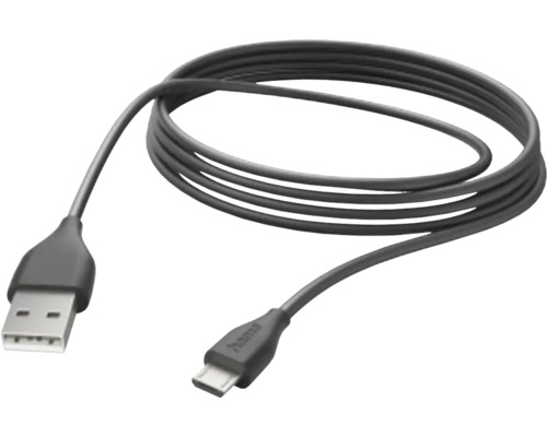 Cablu de date USB-A Micro Hama 3m negru
