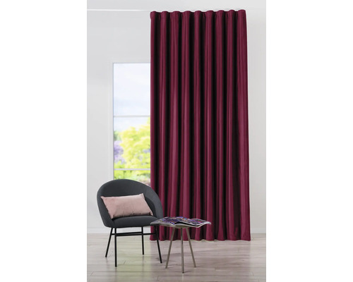 Draperie cu rejansă multifuncțională Castellano bordo 300x260 cm