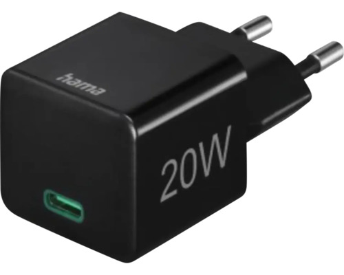 Încărcător fast charge încărcare rapidă Hama 20W USB-C negru