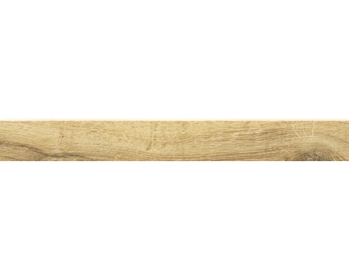 Plintă ceramică Limewood maro 7,3x60 cm