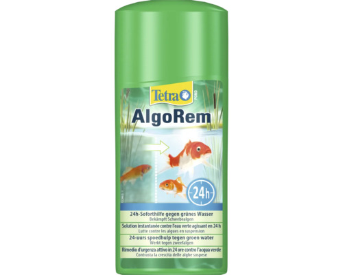 Soluție anti-alge iaz Tetra Pond Algorem 500 ml Tetra AlgoRem pentru combaterea algelor plutitoare în iazuri