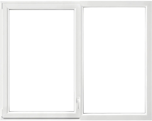 Fereastră PVC termopan ARON Econ 5 camere geam tripan 146x116 cm deschidere dublă stânga + fixă