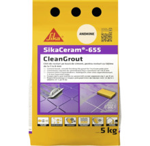 Chit pentru rosturi Sika Ceram Clean Grout 655 anemone 5 kg