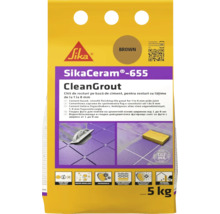 Chit pentru rosturi Sika Ceram Clean Grout 655 brown 5 kg