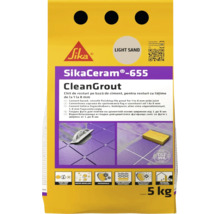 Chit pentru rosturi Sika Ceram Clean Grout 655 light sand 5 kg