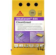 Chit pentru rosturi Sika Ceram Clean Grout 655 sand 5 kg