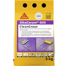 Chit pentru rosturi Sika Ceram Clean Grout 655 silver 5 kg