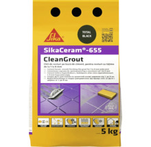 Chit pentru rosturi Sika Ceram Clean Grout 655 total black 5 kg