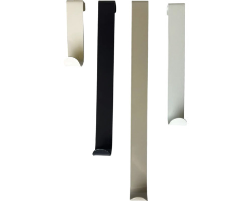 Patru cârlige metalice pentru ușă