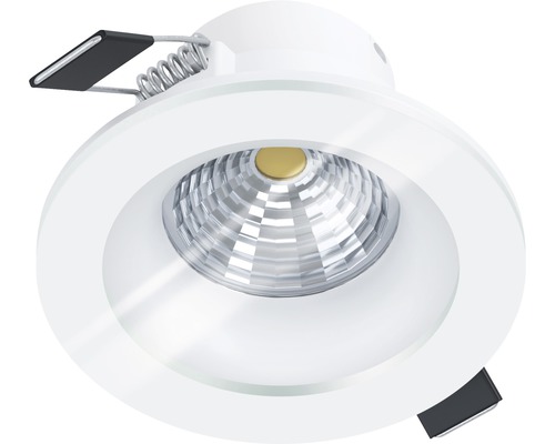 Spot LED încastrat Salabate 6W 450 lumeni IP44, 4000K variabil, Ø88 mm, alb