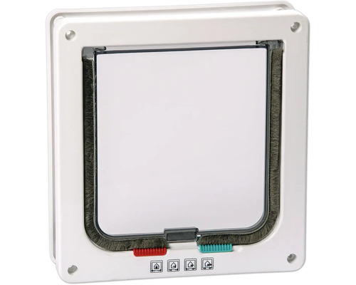 Clapă pentru pisici din plastic cu închidere în patru moduri