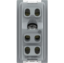 Inserție priză pentru instalație electrică cu marcaj CE și simbol de împământare.