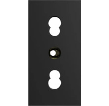 Placă metalică cu trei găuri pentru fixare