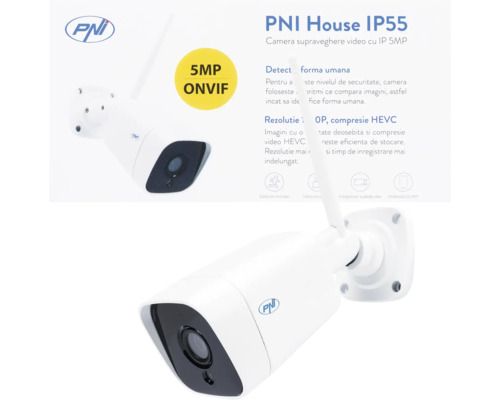 Cameră de supraveghere PNI House IP55 cu rezoluție de 5 megapixeli
