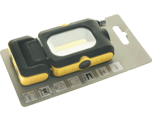 Lumină de lucru cu LED, cu 120 lumeni și o distanță de iluminare de 65 de metri
