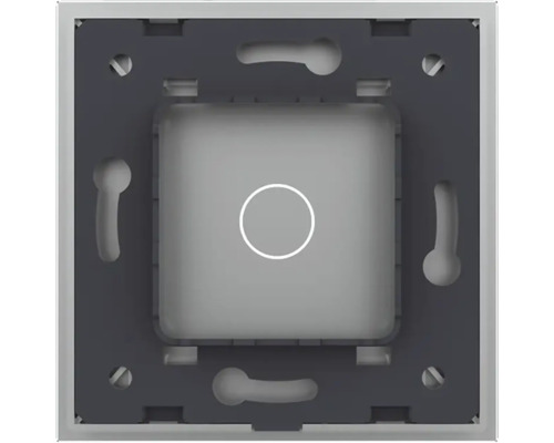 Vedere din spate a unui capac de întrerupător cu orificii de montare