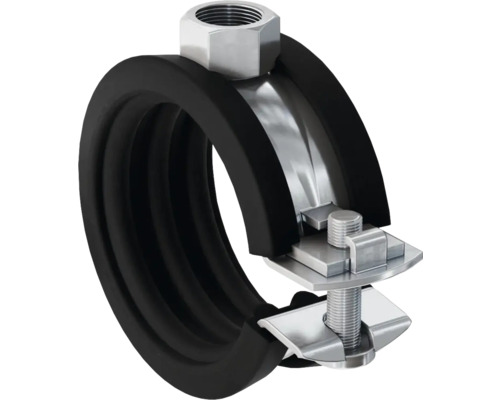Colier cu garnitură Fischer FGRS 20-24 1/2" M8, 100 buc. Colier de țeavă cu inserție de cauciuc și racord filetat