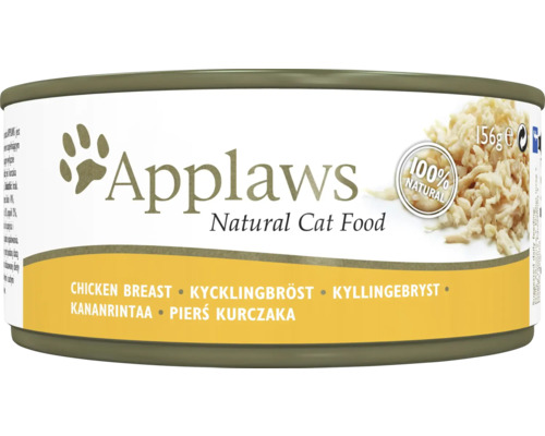 Hrană umedă pentru pisici Applaws Adult cu piept de pui în sos 156 g