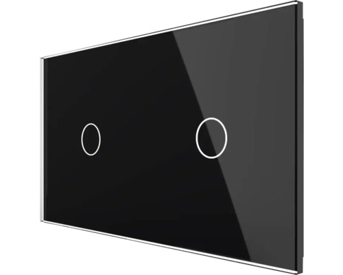 Întrerupător dublu din sticlă