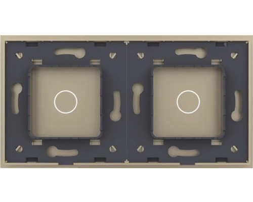 Inserție dublă pentru întrerupătorul de lumină