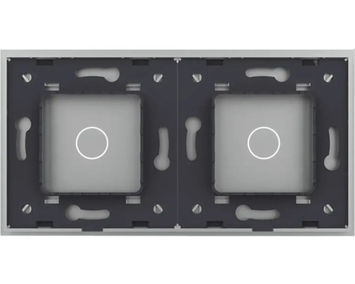 Inserție dublă pentru întrerupător de lumină pentru instalații electrice