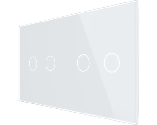 Întrerupător de lumină cvadruplu cu funcție tactilă