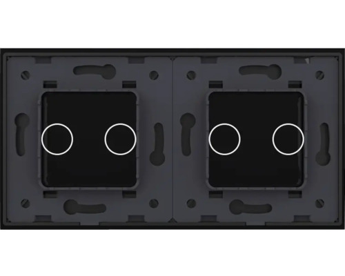 Placă de acoperire dublă a întrerupătorului pentru montare pe perete