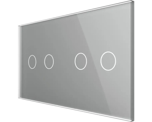 Întrerupător de lumină cvadruplu cu funcție tactilă