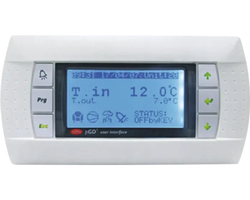 Termostat de cameră cu ecran LCD pentru reglarea temperaturii