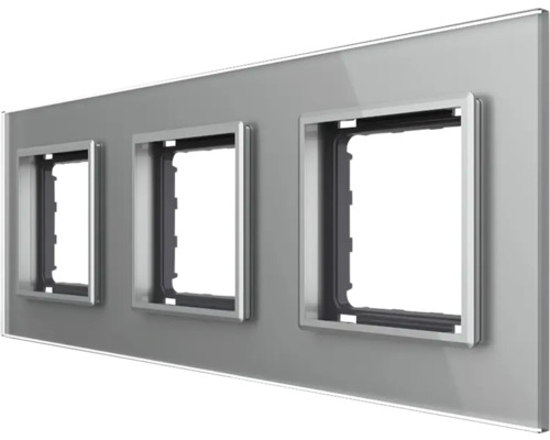 Cadru triplu pentru întrerupătoare și prize