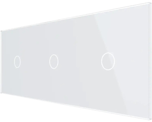 Întrerupător triplu de lumină din sticlă