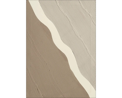 Tablou decorativ de perete cu model ondulat pentru design interior