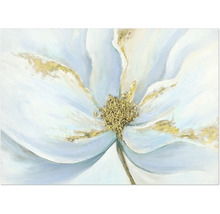 Pictură florală cu structură în relief