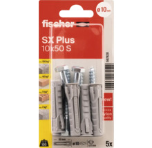 Fischer dibluri SX Plus 10x50 S, set de 5 bucăți