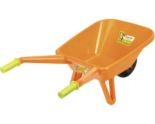 Roabă pentru copii FloraSelf Floralie Gardening with kids plastic portocaliu Roabă portocalie pentru copii, din plastic