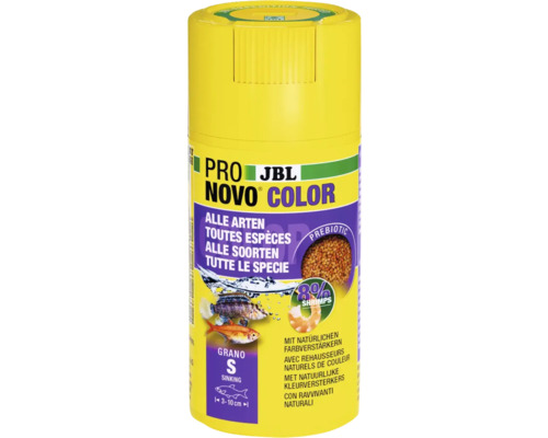 Hrană pentru pești JBL ProNovo Color Grano S 100 ml Click