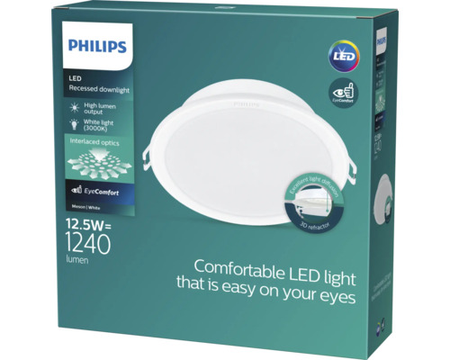 Spot LED încastrat Philips în ambalajul produsului