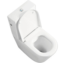 Jungborn Set vas WC pe pardoseală Floriel, fără ramă clătire, alb-thumb-6