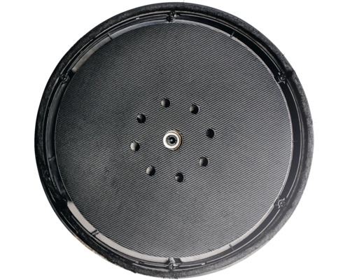 Disc de șlefuire cu suprafață canelată și găuri