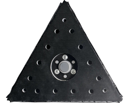 Placă de șlefuire triunghiulară cu găuri pentru șmirghel