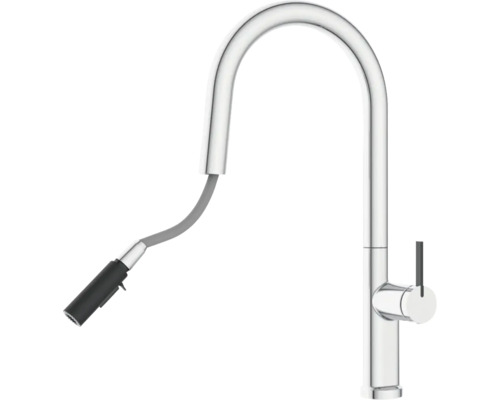Baterie de bucătărie cu duș extractibil