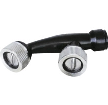 Cap de pulverizare cu duze duble pentru furtun de grădină